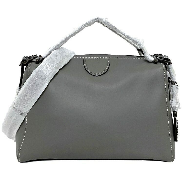 コーチ 2way バッグ ローラルフレーム グレー BPHGR 31724 未使用 美品 レザー Sランク COACH_画像1