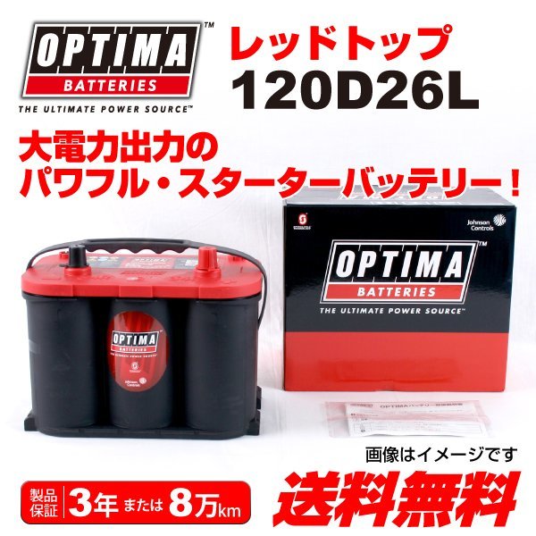 5☆好評 RT120D26L OPTIMA バッテリー 新品 送料無料 コロナ トヨタ 完璧
