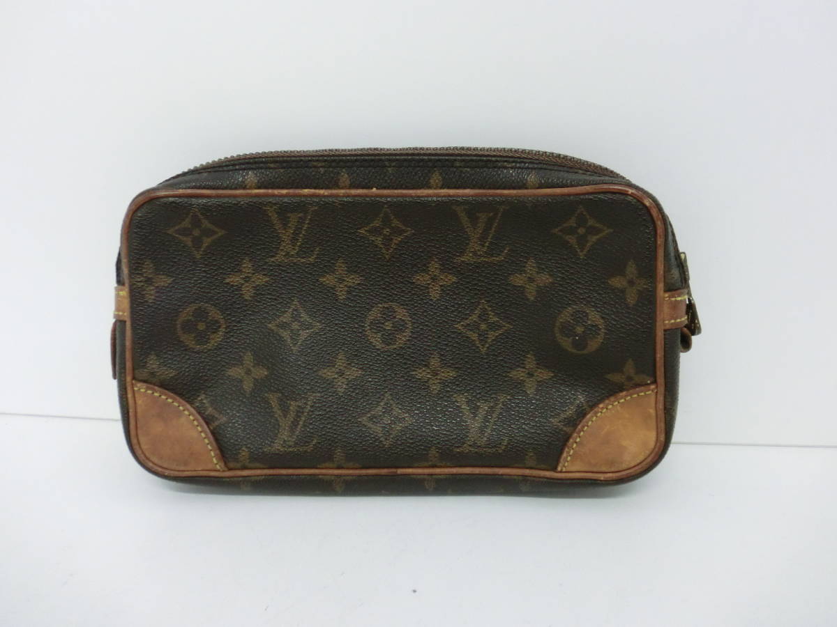 W0403-34　5804　ルイヴィトン　LOUIS VUITTON　モノグラム　セカンドバッグ　鞄　バッグ　ポーチ_画像2