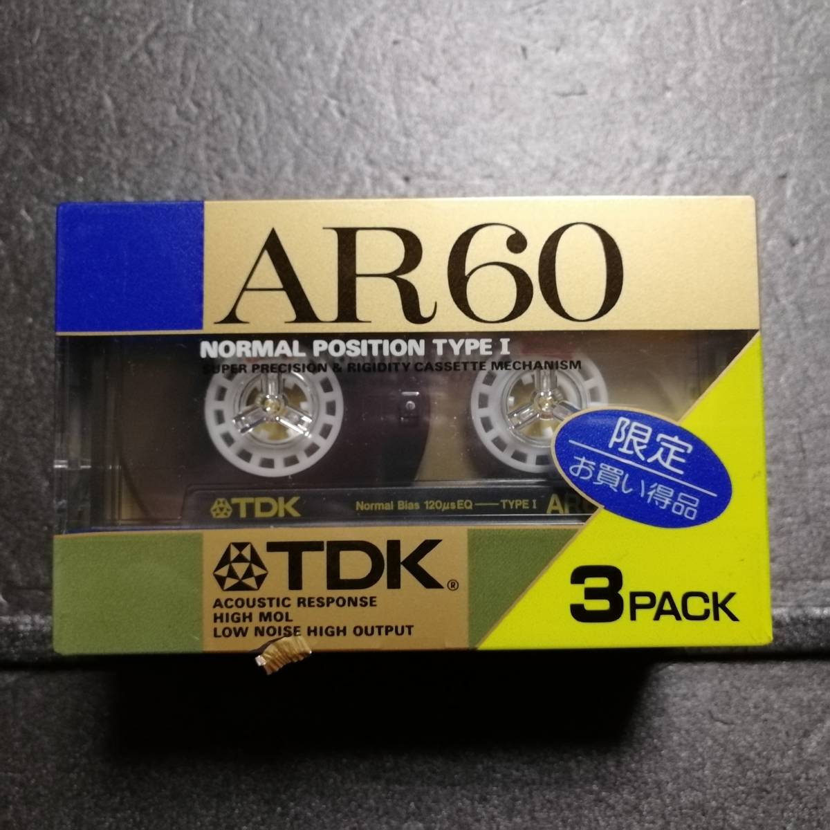ヤフオク! - 未開封 カセットテープ TDK AR 60分 3本パック