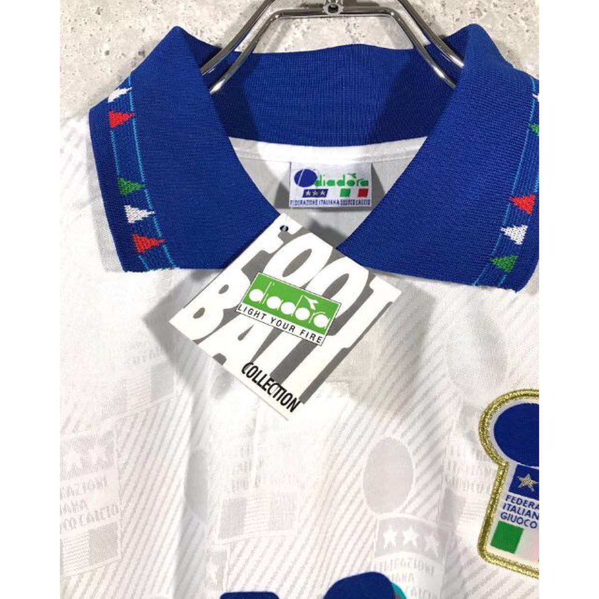 新品未使用】イタリア代表 94年 アメリカW杯 ロベルト バッジョ 新品未使用】イタリア代表 94年 アメリカW杯 ロベルト バッジョ