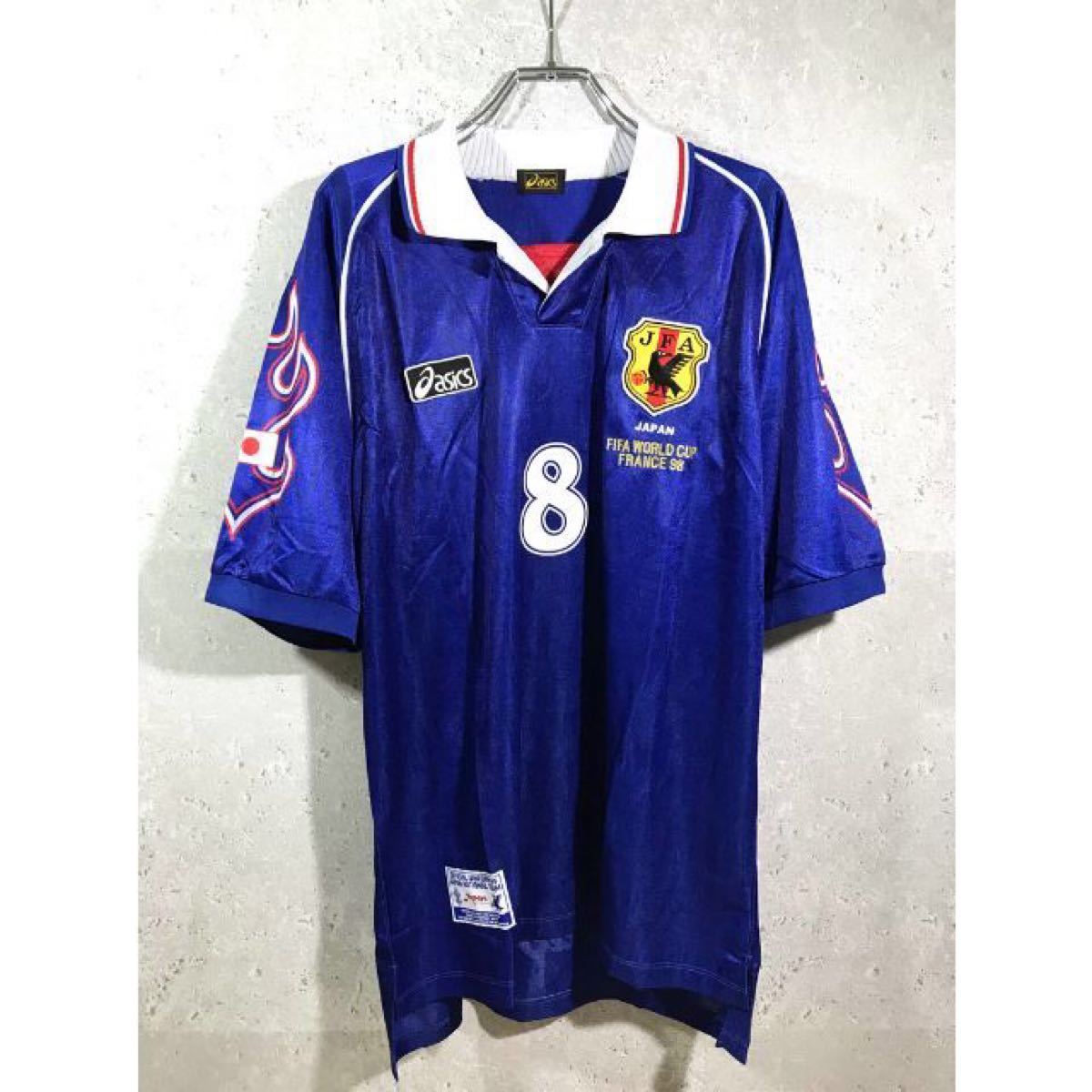 日本代表 98年 フランスW杯 中田英寿 ホーム ユニフォーム 8番