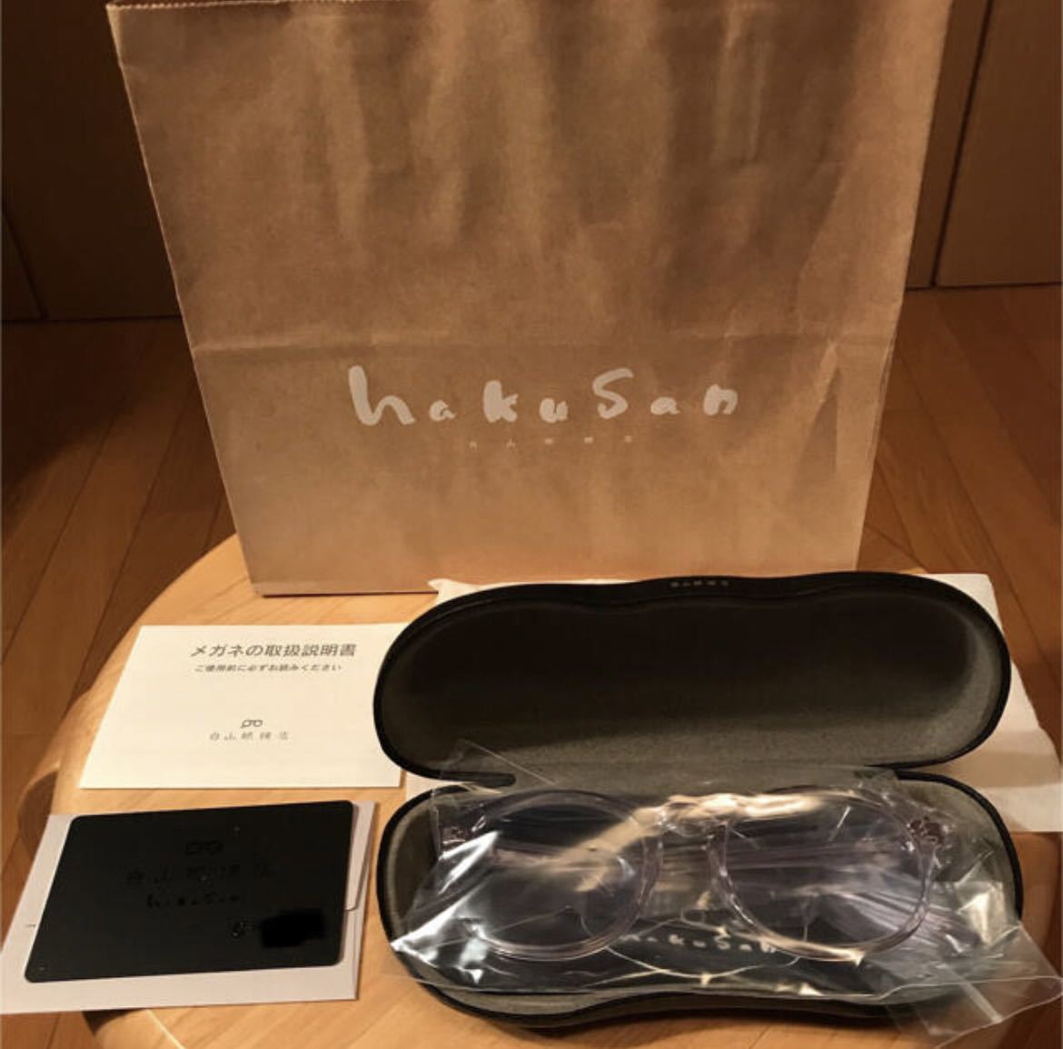 メイフェア 透明 クリア 白山眼鏡店 MAYFAIR John Lennon ジョンレノン