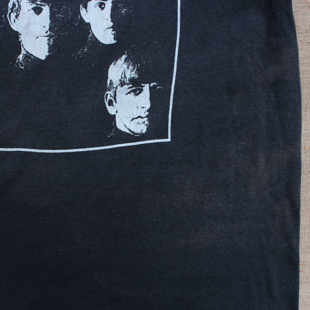 1987年 ビンテージ Tシャツ Beatlesビートルズ ジョンレノン タワーレコード ダブルネーム レア ジョンレノン ブラック バンド ロック_画像8