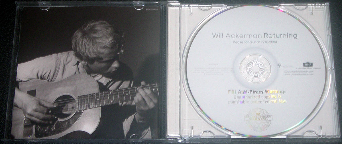 ウィル・アッカーマン Will Ackerman / Returning: Pieces for Guitar 1970-2004の画像2