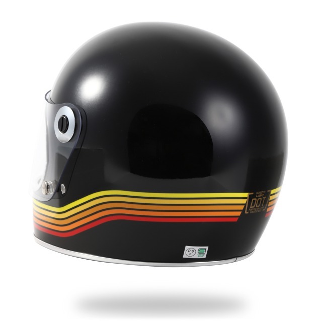 LAMP BIRD HELMET/5RAINBOW　BLACK/ランプ　バードヘルメット　（5レインボーブラック）L_画像4