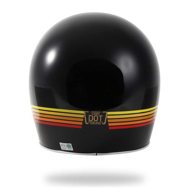 LAMP BIRD HELMET/5RAINBOW　BLACK/ランプ　バードヘルメット　（5レインボーブラック）L_画像5