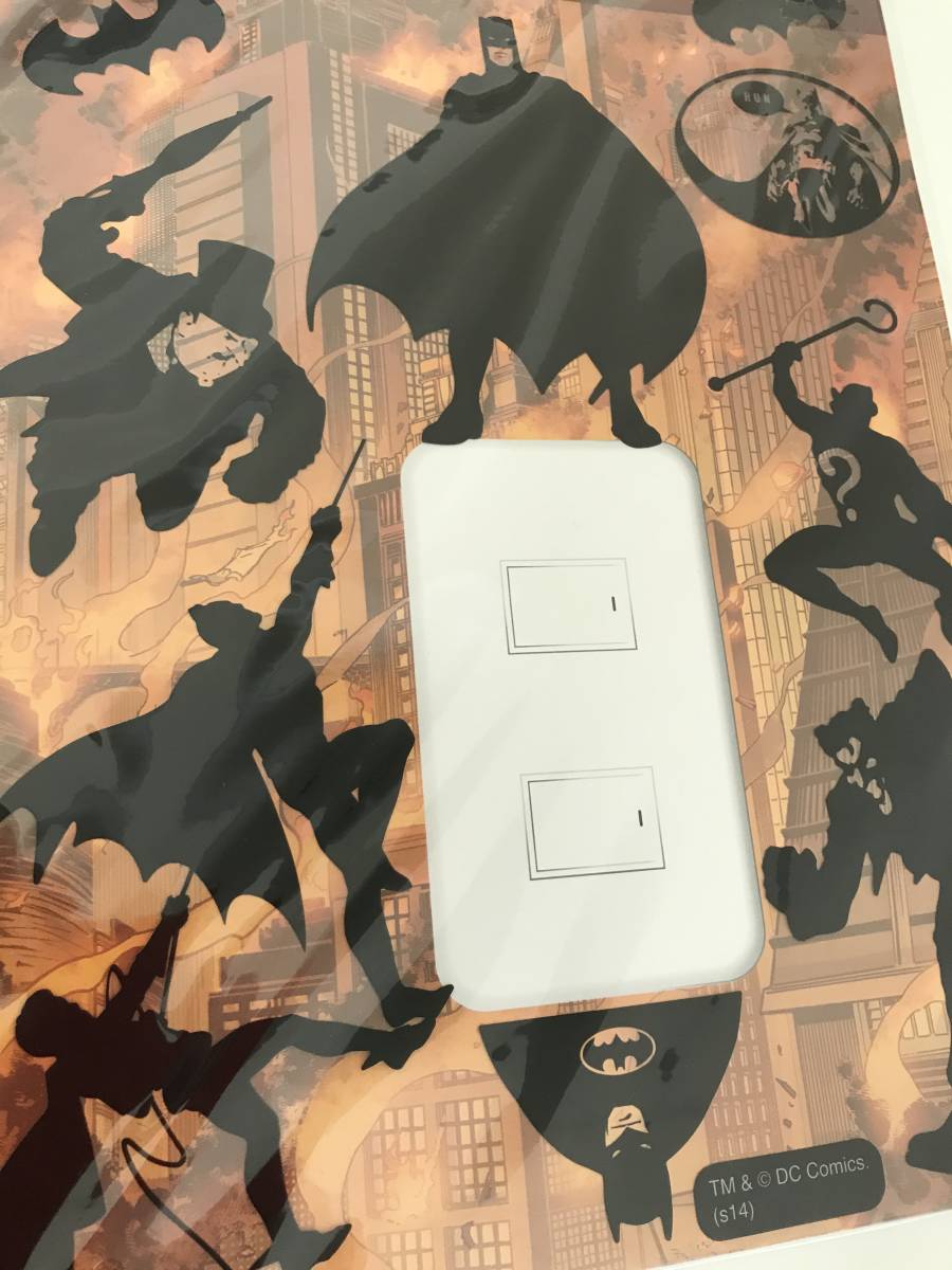 BATMAN WALL STICKERS/貼ってはがせるウォールステッカー WAR バットマン/壁用ステッカー/壁面/アメコミ_画像2