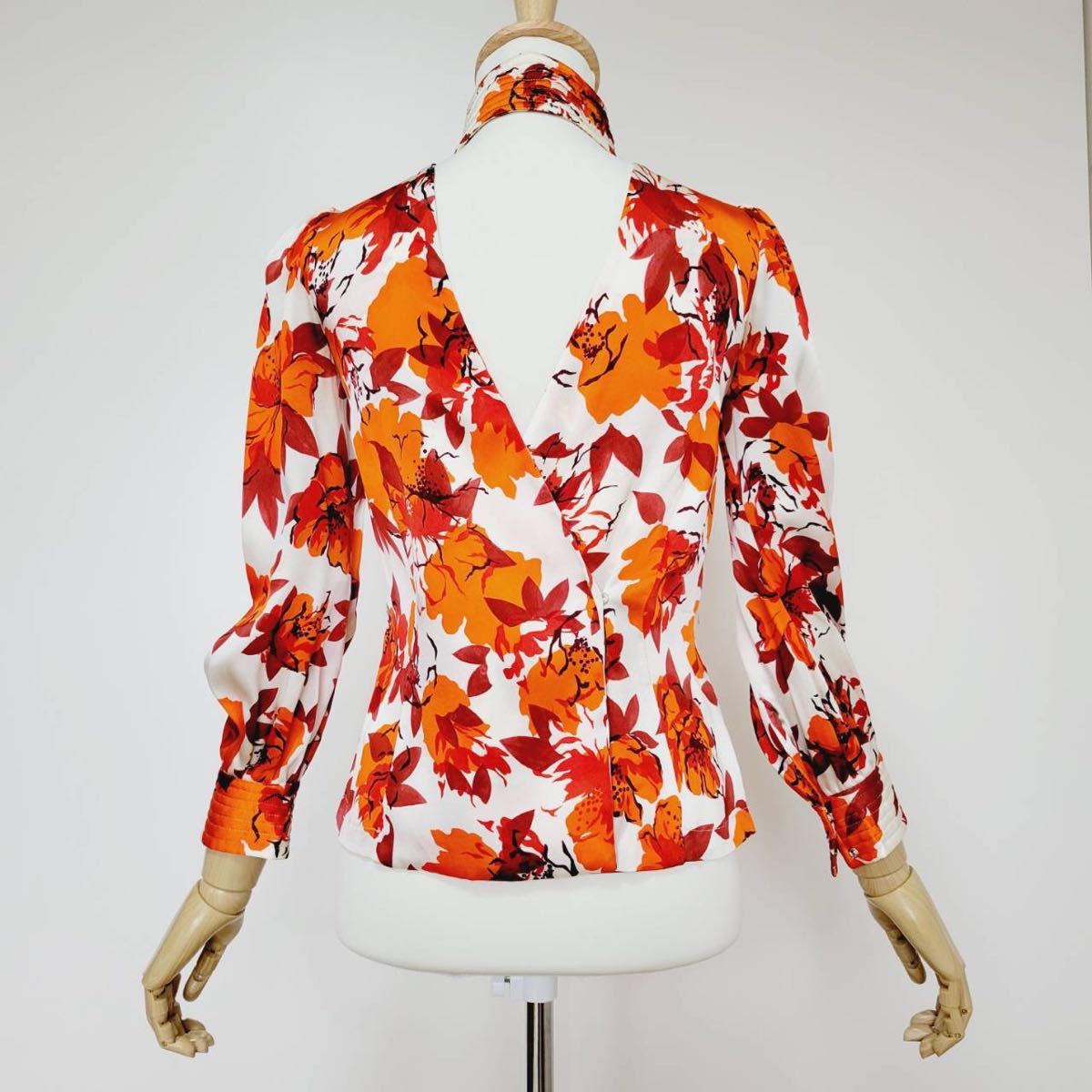 DRIES VAN NOTEN ドリスヴァンノッテン 花柄シルクブラウス