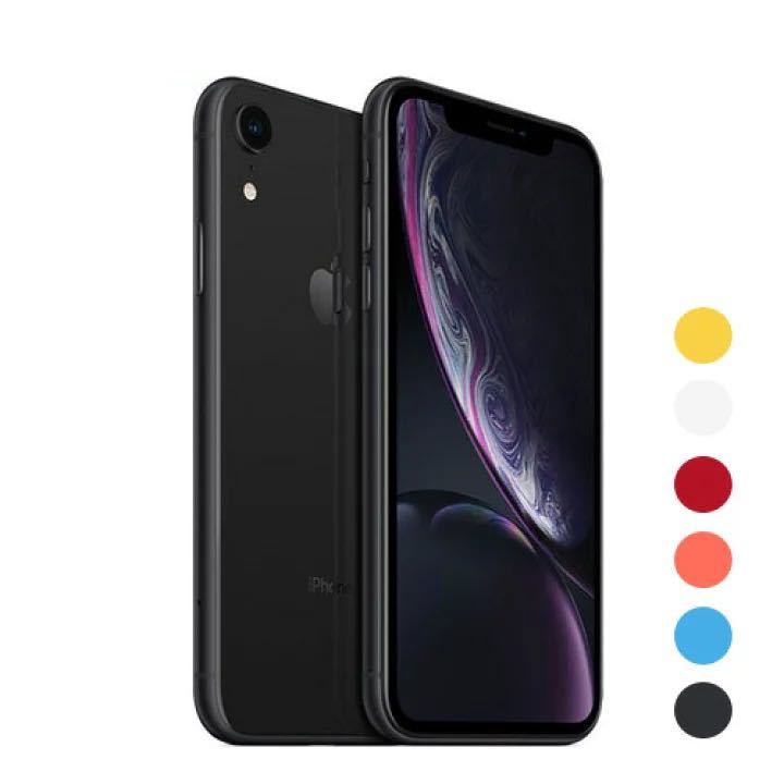 Apple iPhone XR A GB iOS.4 ブラック 本体 コーティング済