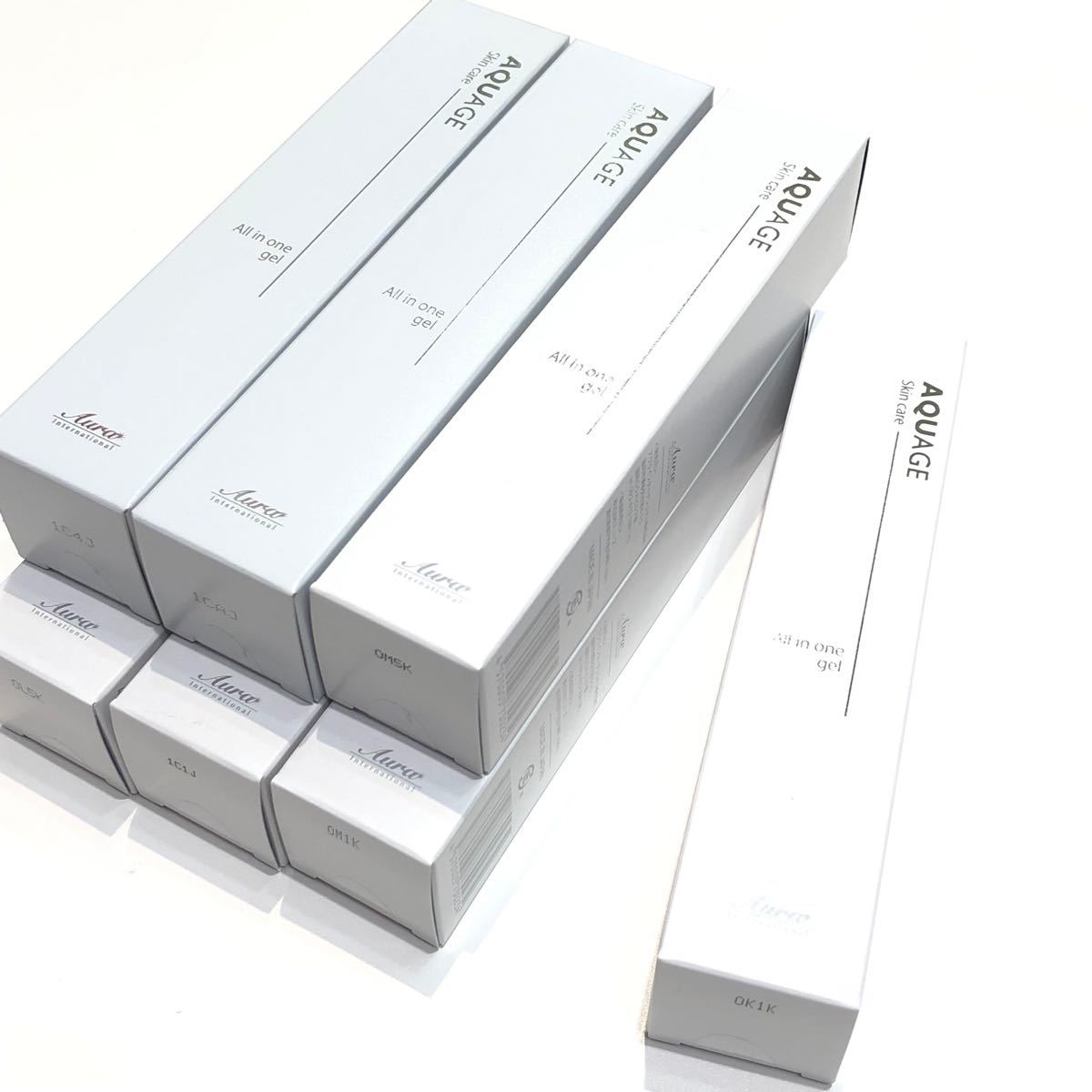 爆売り!】 AQUAGE アクアージュ オールインワンジェル 7本セット kead.al