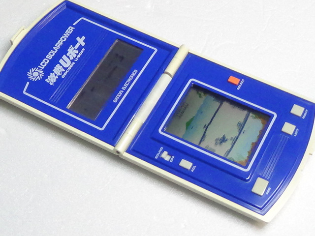 再値下 レトロ 懐かしのゲーム 激戦Ｕボート バンダイ made in japan 日本製 ソーラーパネル 携帯 コンパクト 動作品 おもちゃ LSI LCD_画像9