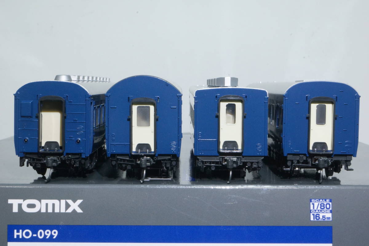 TOMIX 国鉄 10系客車 (夜行急行列車) セット オハネフ12 オロネ10 スロ62 (帯入り) オシ17 2