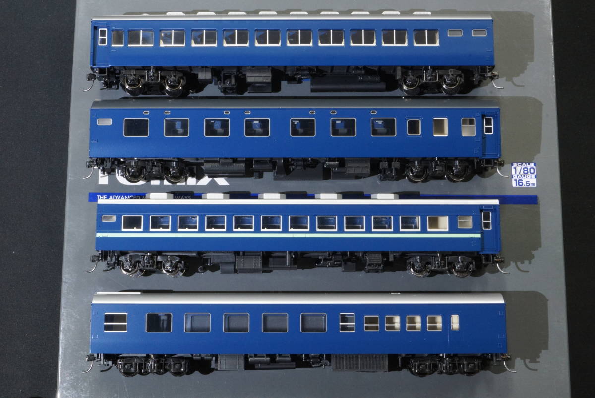 TOMIX 国鉄 10系客車 (夜行急行列車) セット オハネフ12 オロネ10 スロ62 (帯入り) オシ17 3