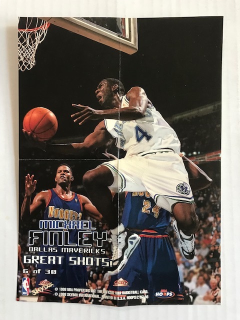 97-98 Skybox Hoops (DENNIS RODMAN, GRANT HILL, CHARLES BARKLEY, 他) ミニポスター（カード4枚分の大きさ）10枚セットの画像7