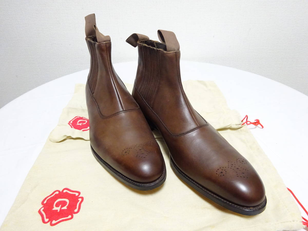 ヤフオク! - GRENSON グレンソン メダリオンチェルシーブーツ サ...