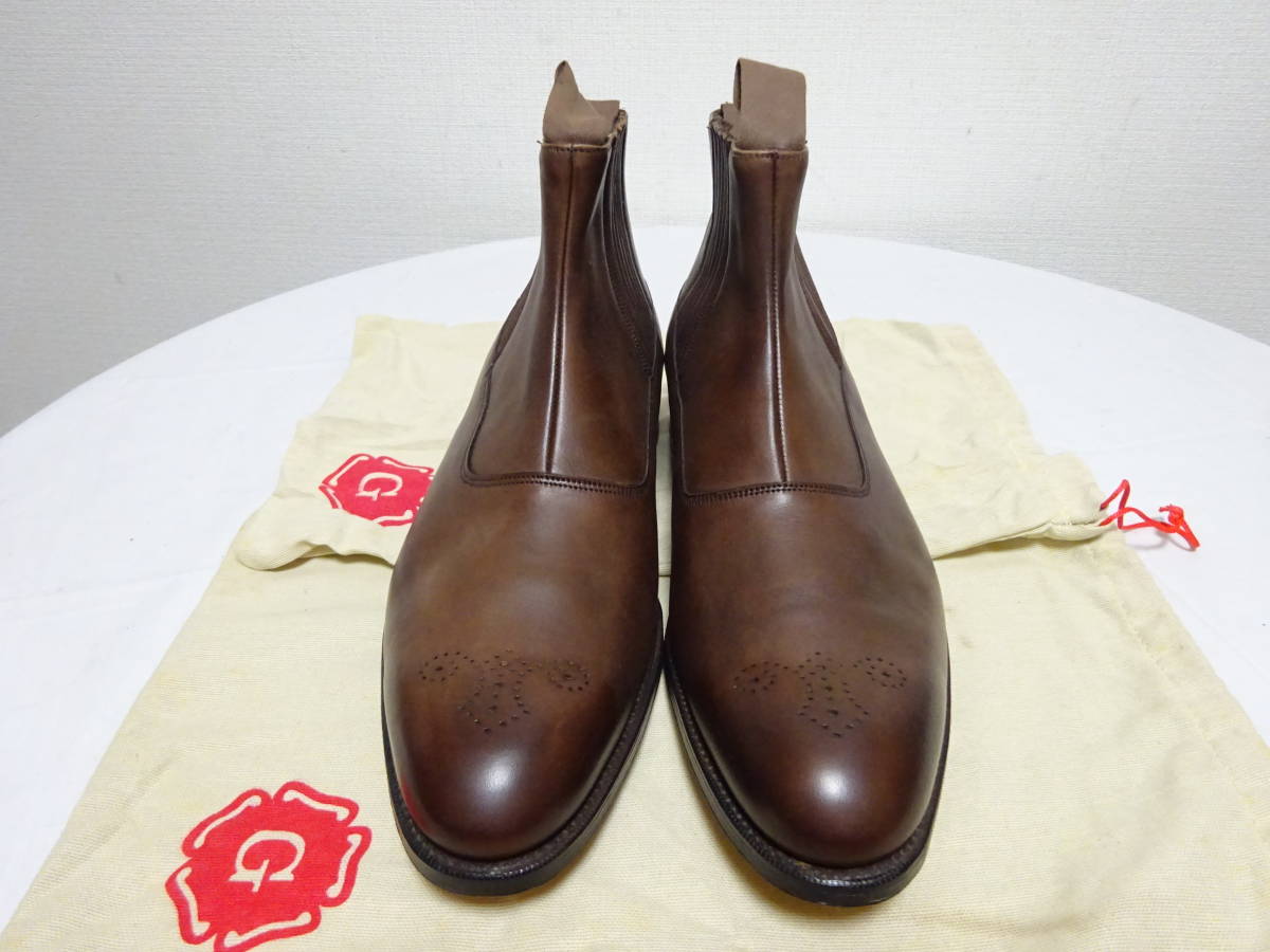 ヤフオク! - GRENSON グレンソン メダリオンチェルシーブーツ サ...