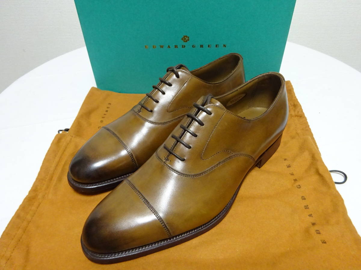 EDWARD GREEN CHELSEA Edward Green Chelsea cap tu oxford shoe 82 last 8.5-9D unused storage goods 