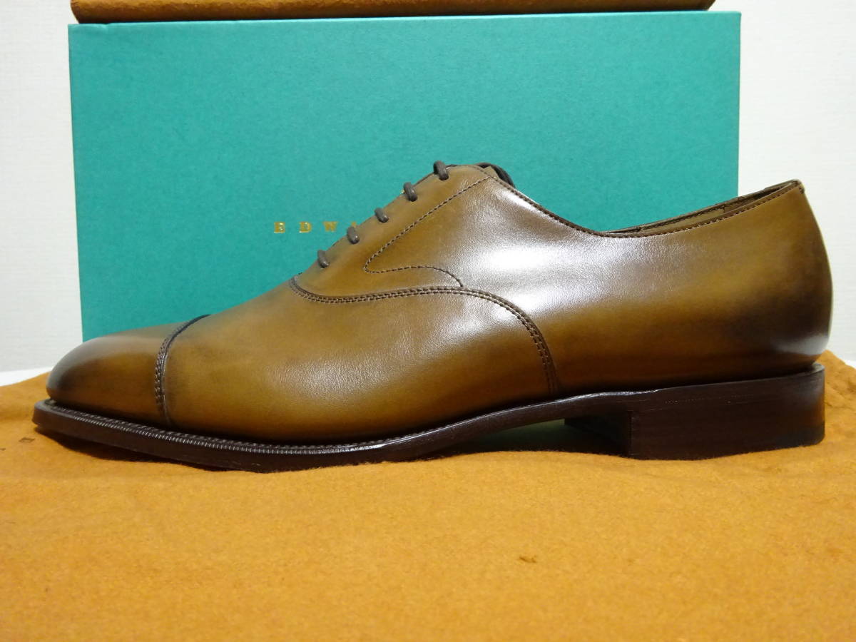 EDWARD GREEN CHELSEA Edward Green Chelsea cap tu oxford shoe 82 last 8.5-9D unused storage goods 