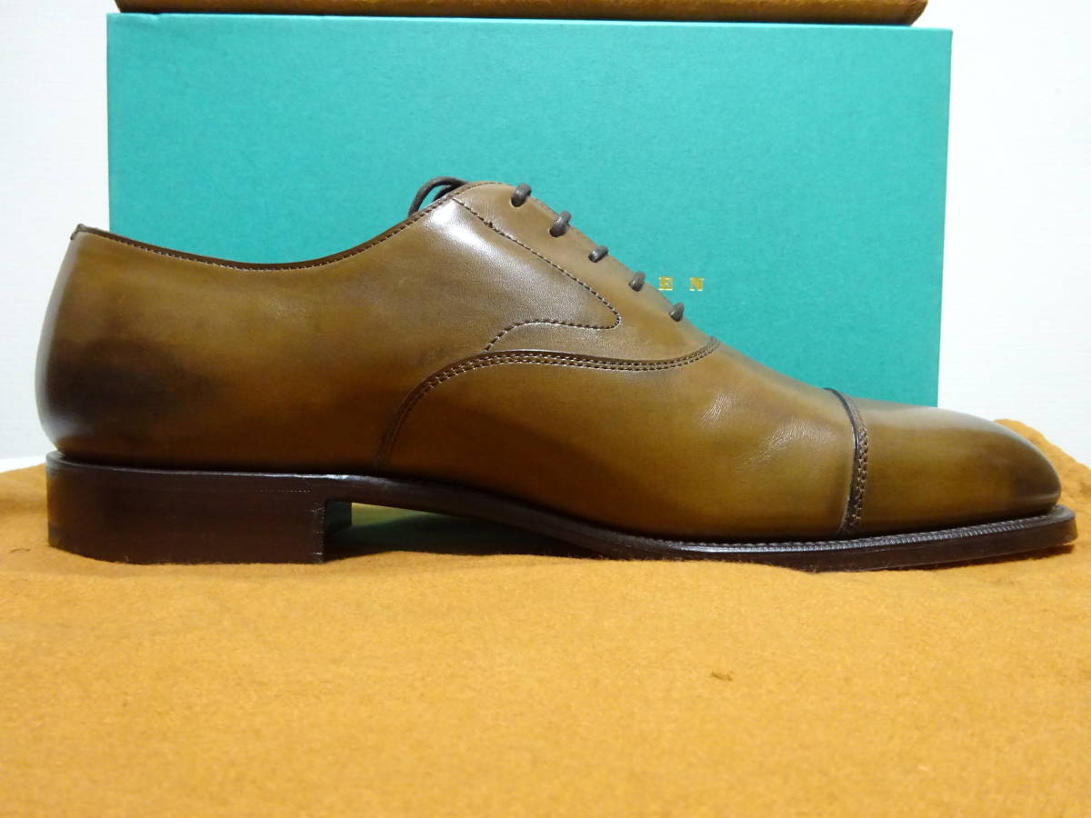 EDWARD GREEN CHELSEA Edward Green Chelsea cap tu oxford shoe 82 last 8.5-9D unused storage goods 