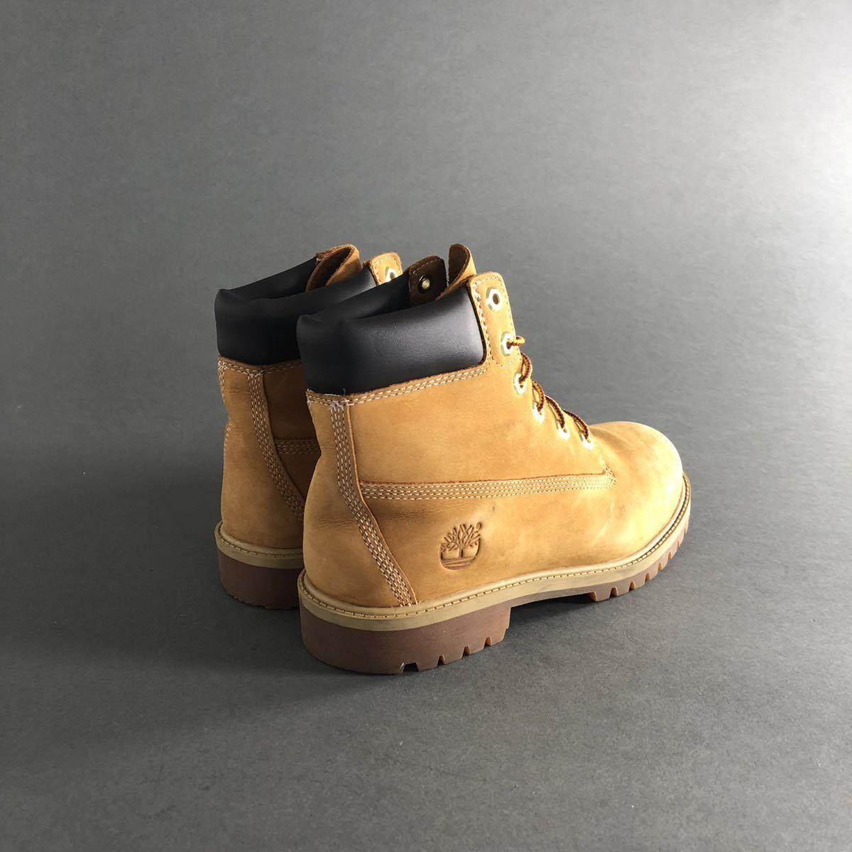 ティンバーランド Timberland イエロー ヌバックブーツ 24cm-