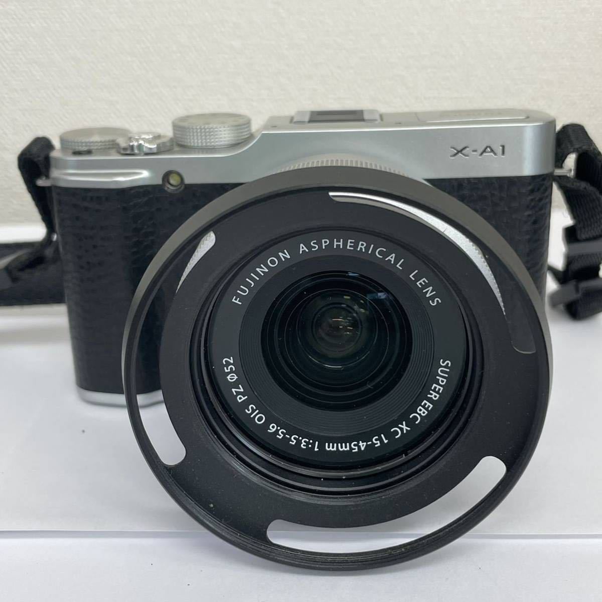 FUJIFILM富士フィルム X-A1 XC15-45mm F3.5-5.6 OIS PZ シルバー 一眼