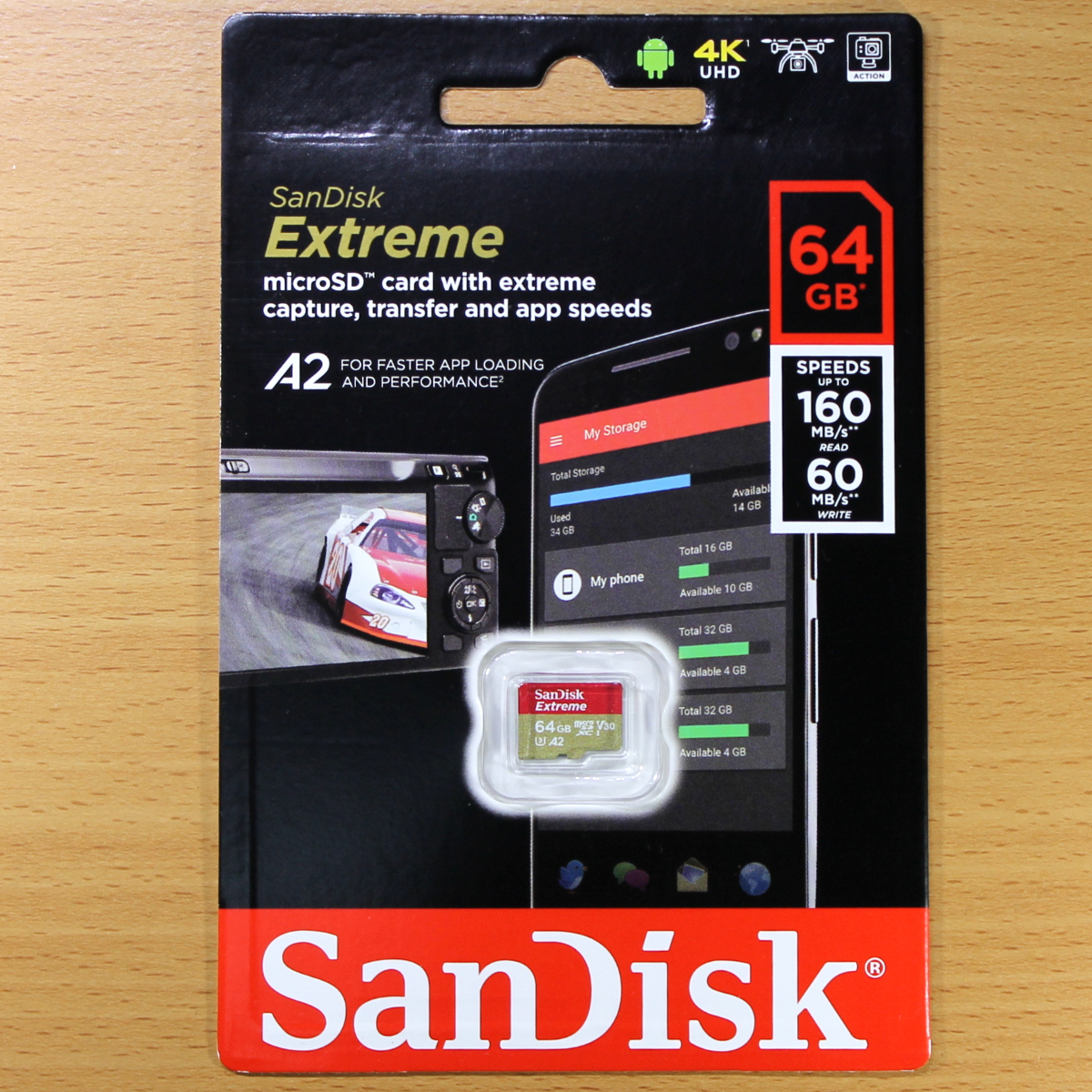ネコポス便 SanDisk microSDXC 64GB Extremeシリーズ U3対応 microSD マイクロSD 4Kビデオ対応 新入荷　流行 国内正規総代理店アイテム UHS-1