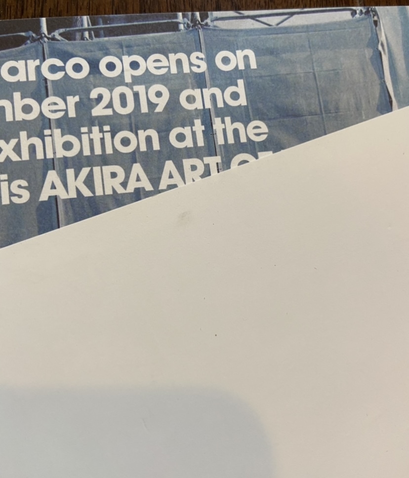  быстрое решение прекрасный товар USED б/у AKIRA ART OF WALL Flyer рекламная листовка 2 вид AKIRA Akira большой ... река ... Shibuya PARCO