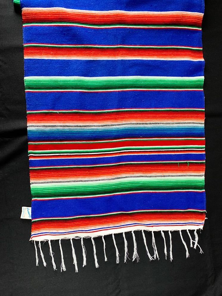 Cuamatzi メキシコ製 メキシカン ブランケット ラグ ビンテージ グラデーション インテリア アウトドア キャンプ VINTAGE 敷物 ポンチョ