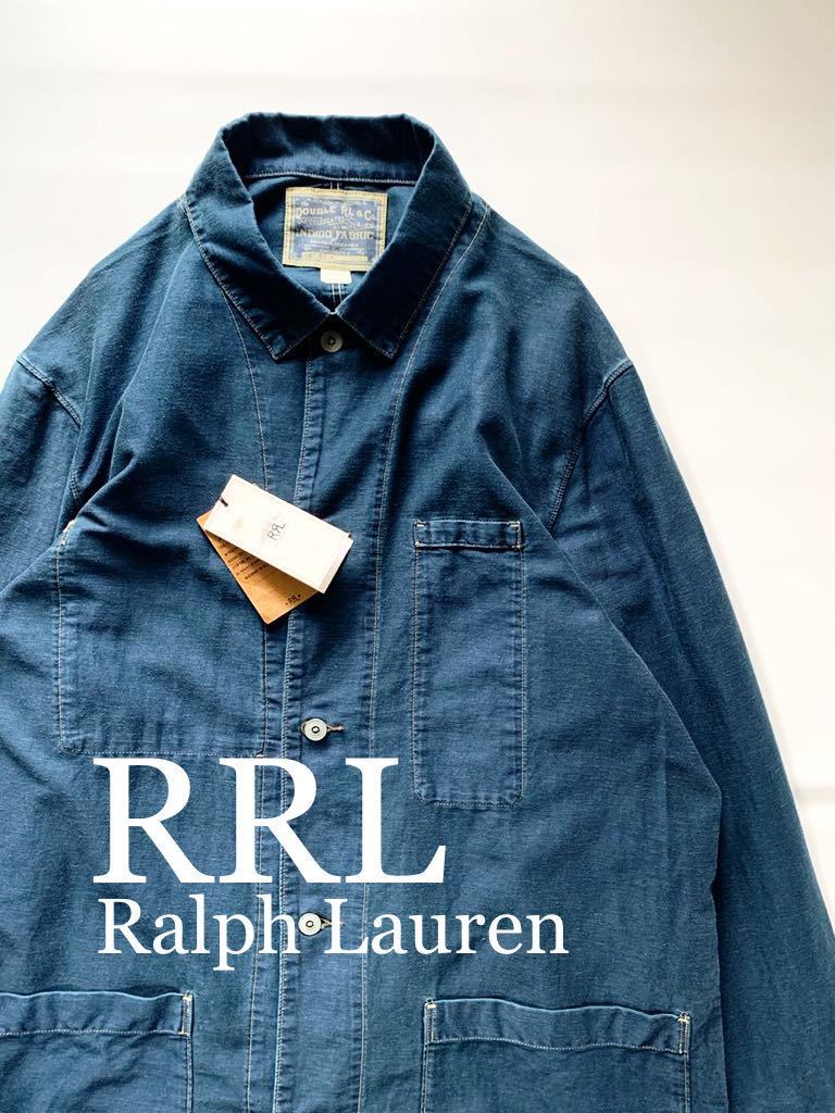 RRL Ralph Lauren ダブルアールエル ラルフローレン デニムシャツ ネイビー メンズ S