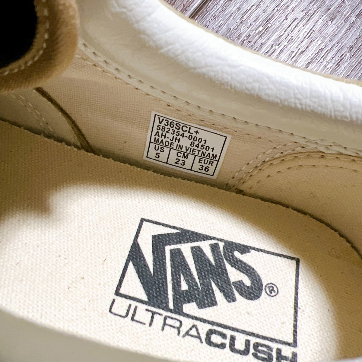 VANS オールドスクール スエード ベージュ 23cm www.systemdatabase.com.br