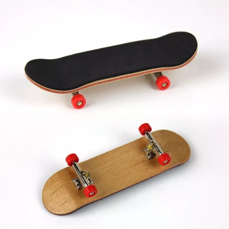 【特選】《カラー選択》木製フィンガースケートボード,子供のためのミニおもちゃ_画像6