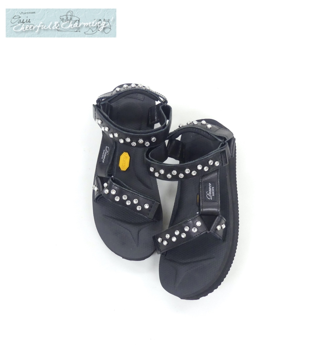Drawer別注 SUICOKE BIJOUサンダル 6 24㎝ ブラック '21年商品 | www