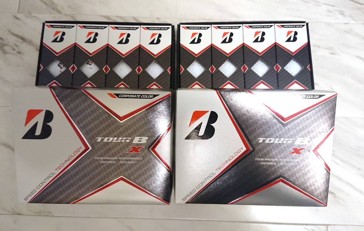 送料無料】新品 ブリヂストン TOUR B X ホワイトボール(コーポレート