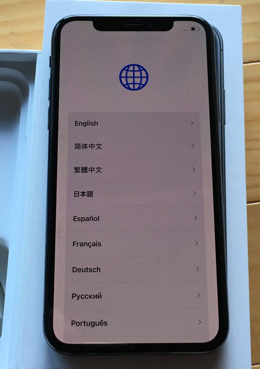 iPhone X 64GB スペースグレイ SIMフリー バッテリー最大容量100