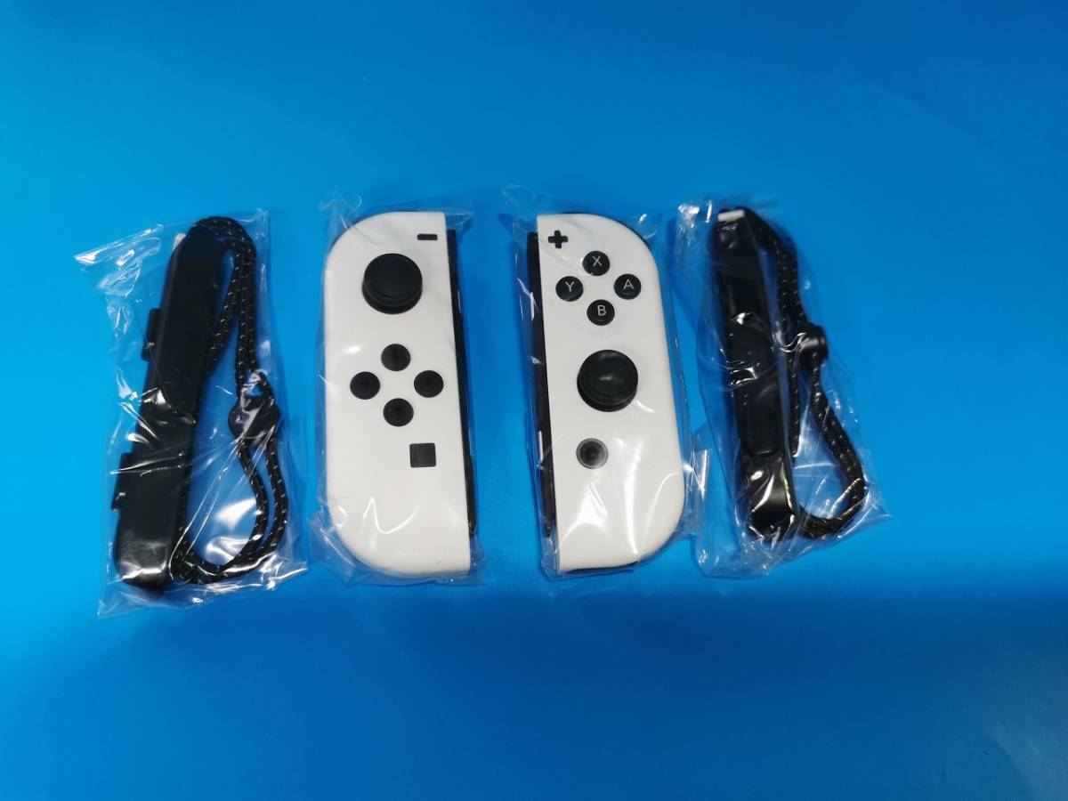 Nintendo Switch（有機ELモデル）付属 Joy-Con (L) (R) ホワイトのみ