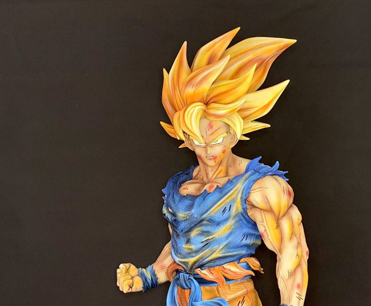 ドラゴンボール フィギュア 超サイヤ人孫悟空 リペイント完成品☆ 2