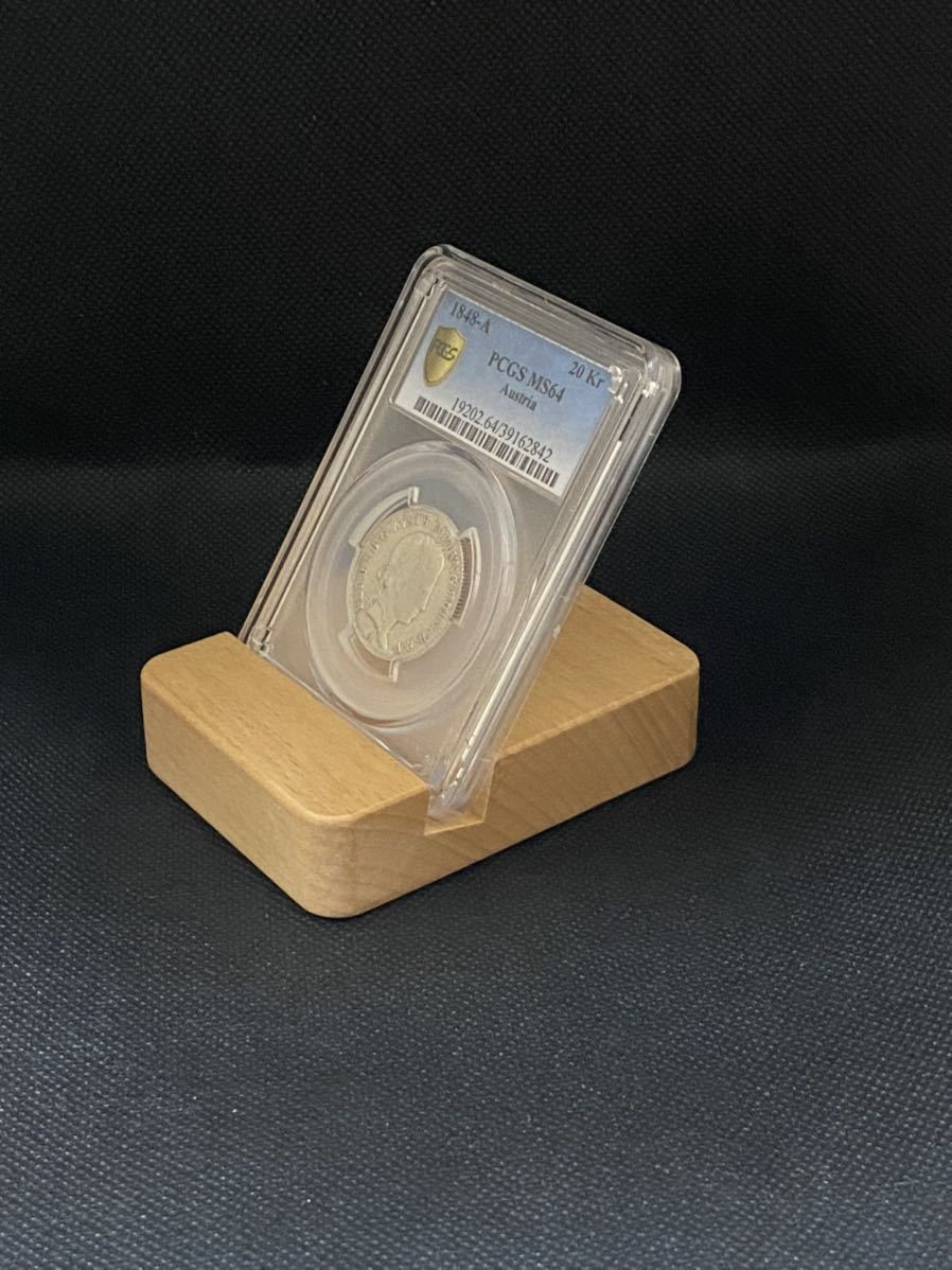 オーストリア MS64-PCGS 1848年 銀貨 アンティークコイン