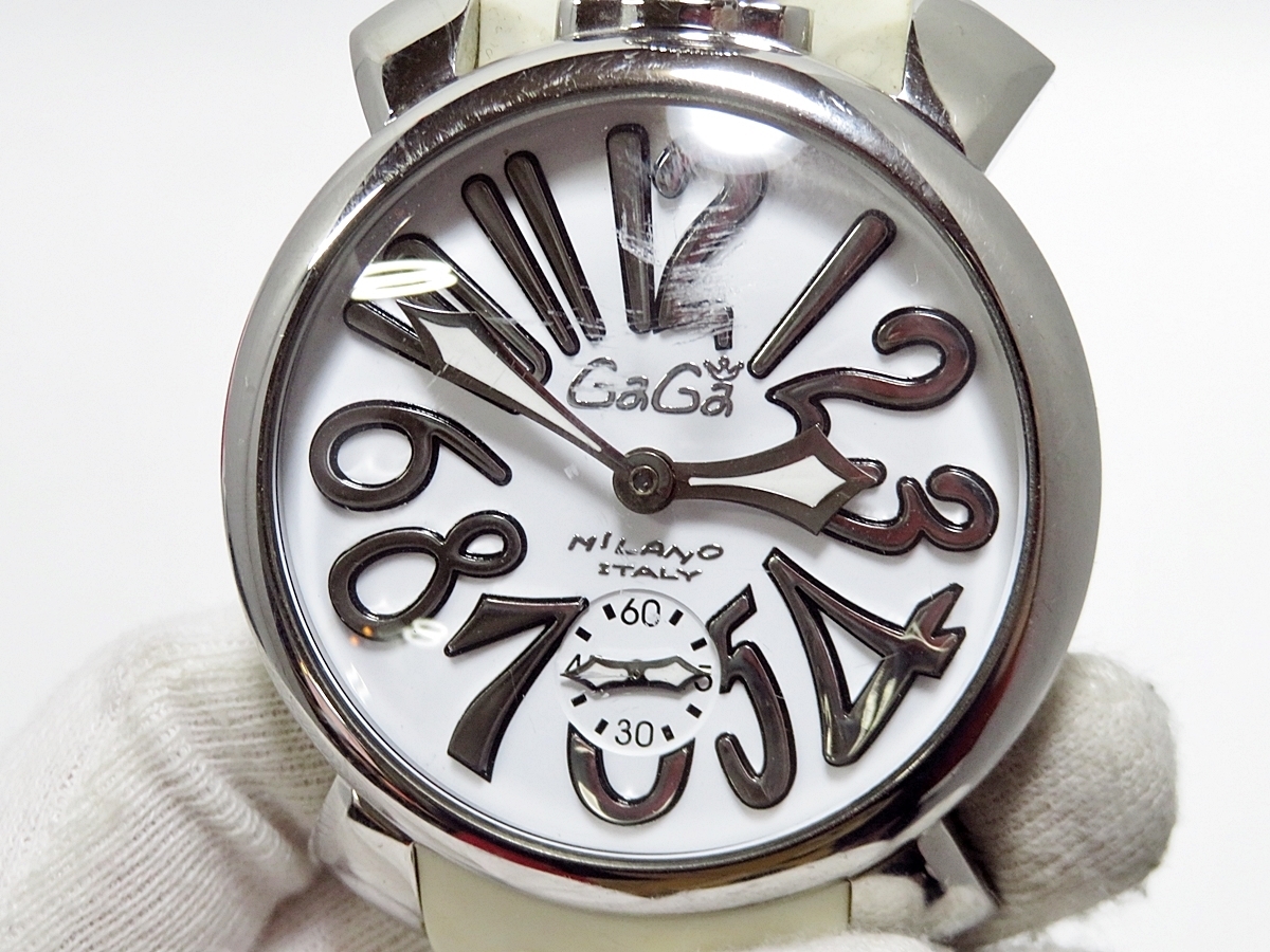 稼働品】GaGa MILANO ITALY N.11337 ガガミラノ メンズ 手巻き 稼働品】GaGa MILANO ITALY N.11337 ガガミラノ メンズ 手巻き