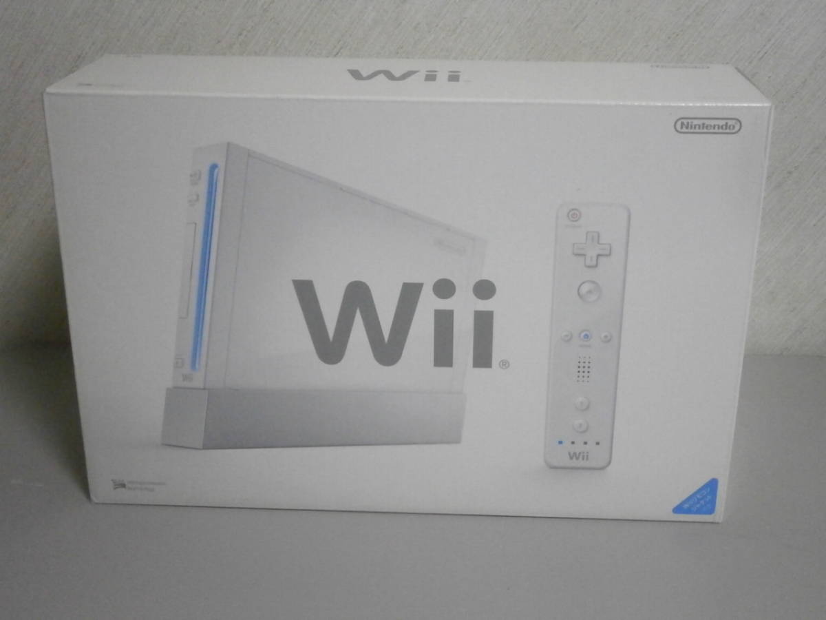 Nintendo Wii 本体 RVL-S-WD 未使用-