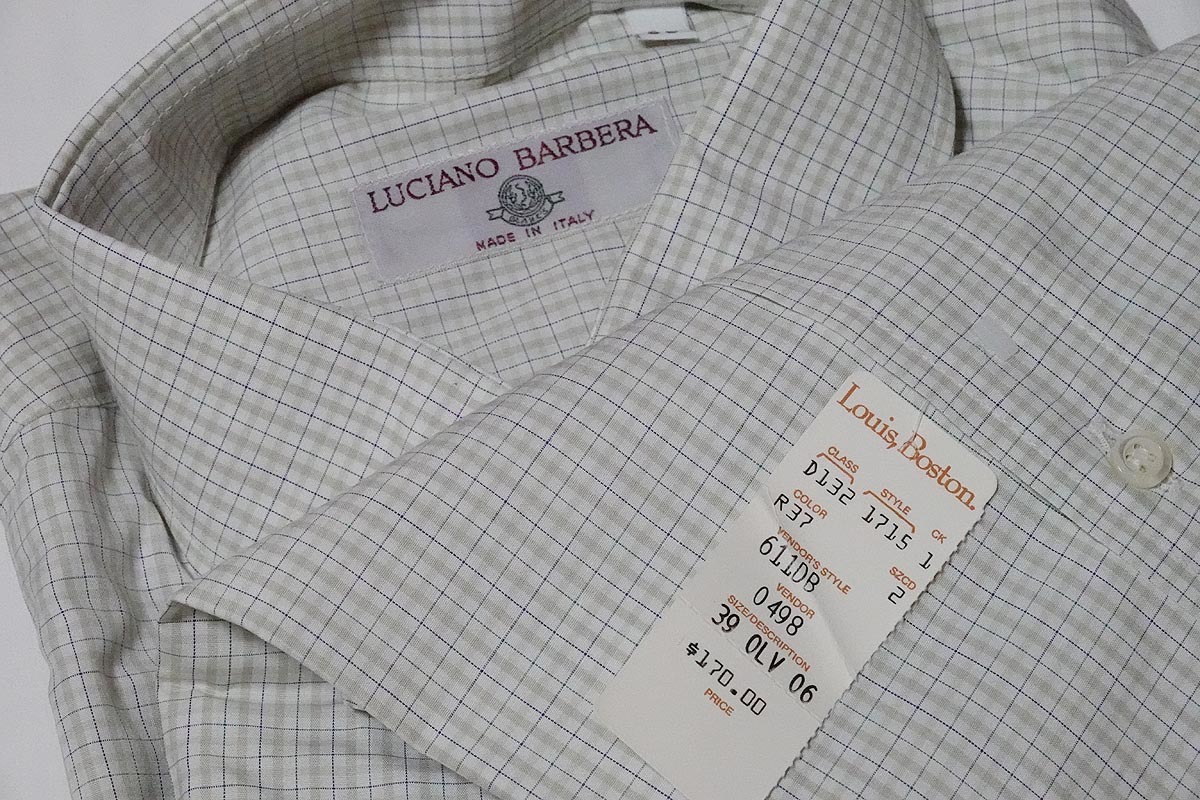ルチアーノ・バルベラ LUCIANO BARBERAドレスシャツ 39 新品_画像2
