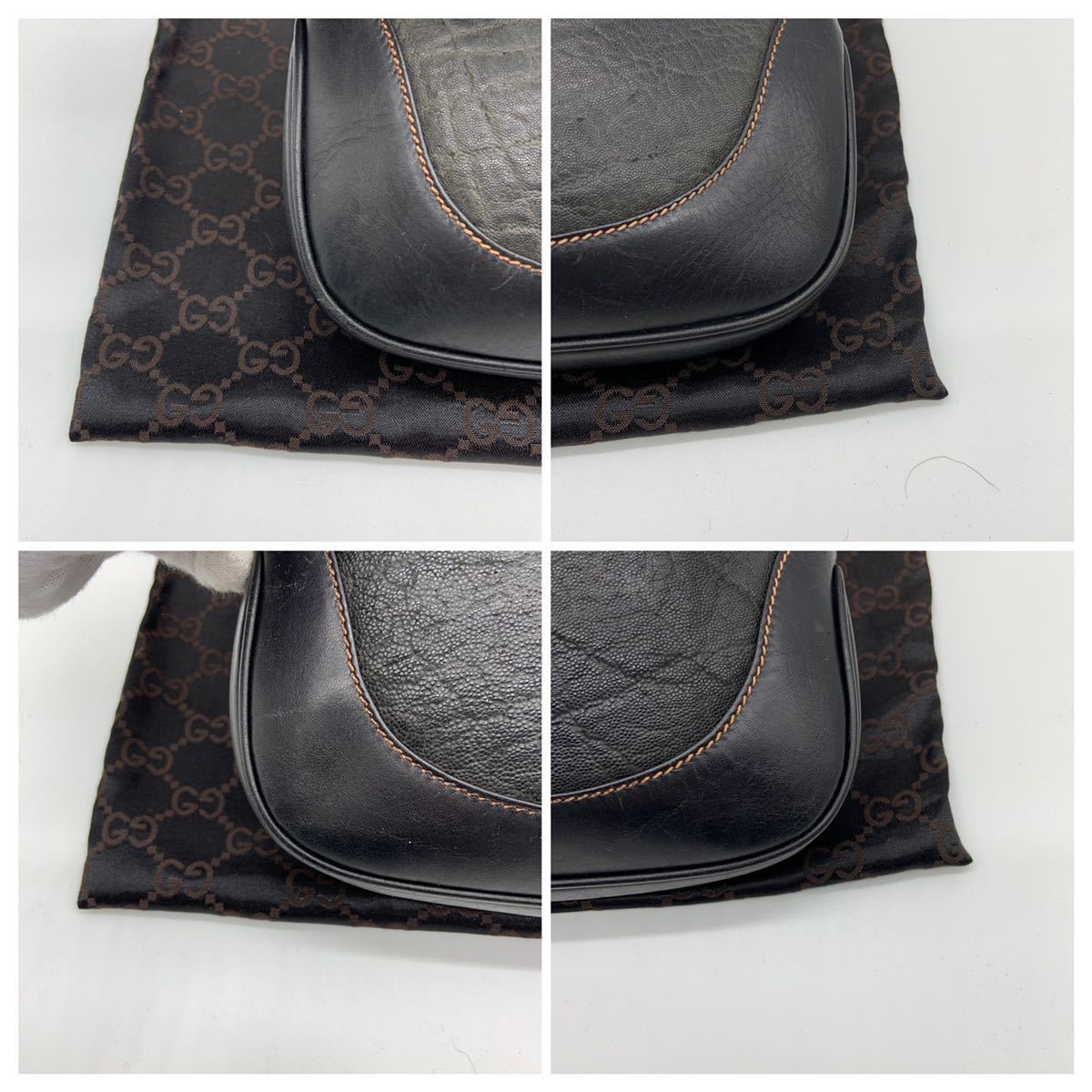 1円 【激レア 美品】 GUCCI グッチ ショルダーバッグ ハンドバッグ