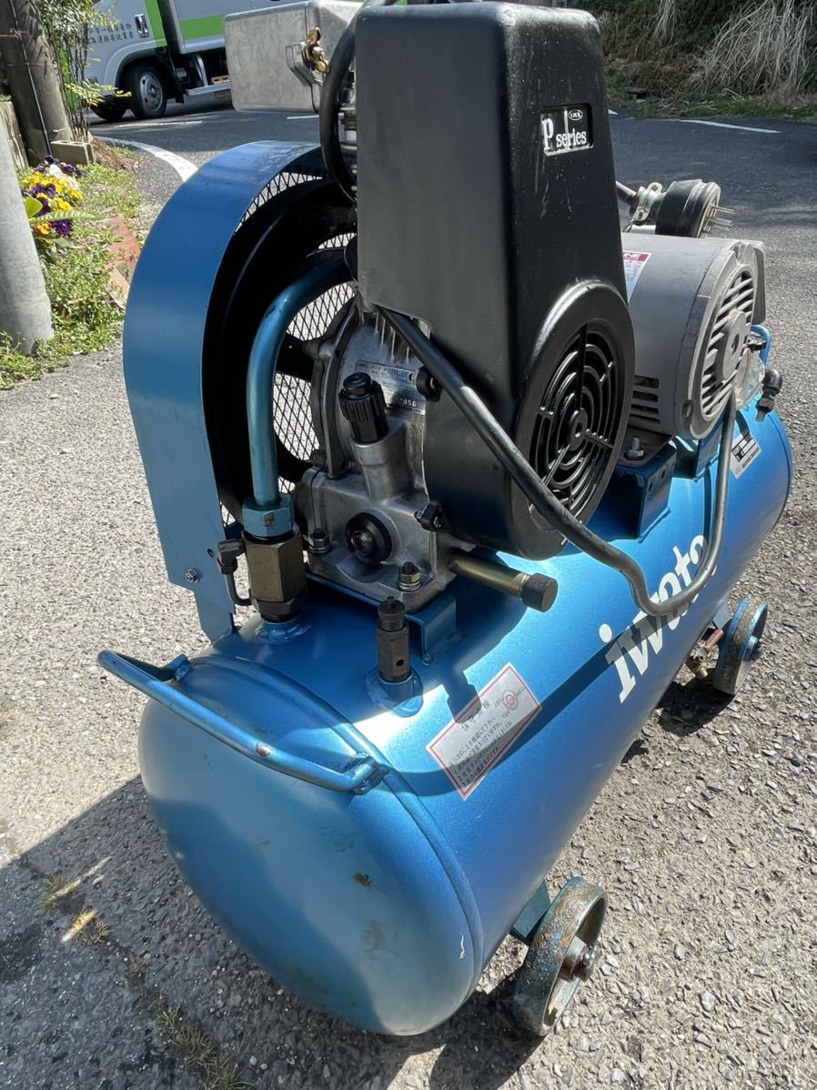 IWATAイワタエアーコンプレッサー 200V 三相モーター SP-15CP IWATAイワタエアーコンプレッサー 200V 三相モーター SP-15CP