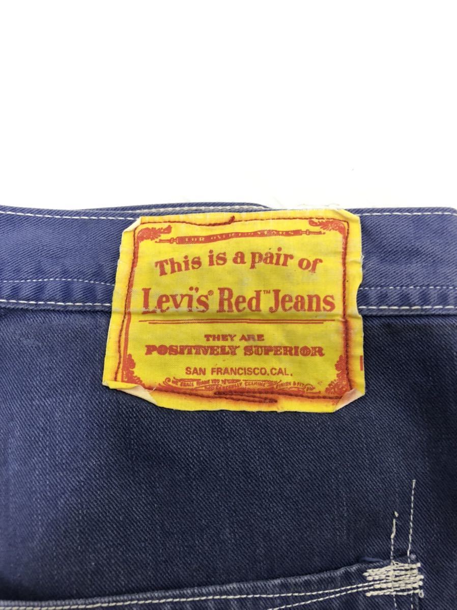 希少 クロアチア製 ■ LEVIS RED リーバイス レッド ■ HOLDEN ホールデン ユーズド加工 ペインター デニム ブルー系 34×34_画像4