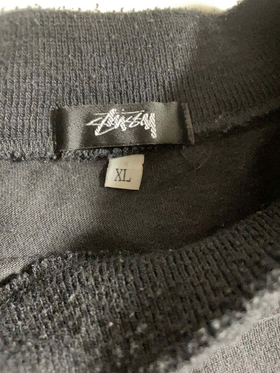 OLD STUSSY Tシャツ 黒タグ ヴィンテージ ステューシー 黒 襟柄