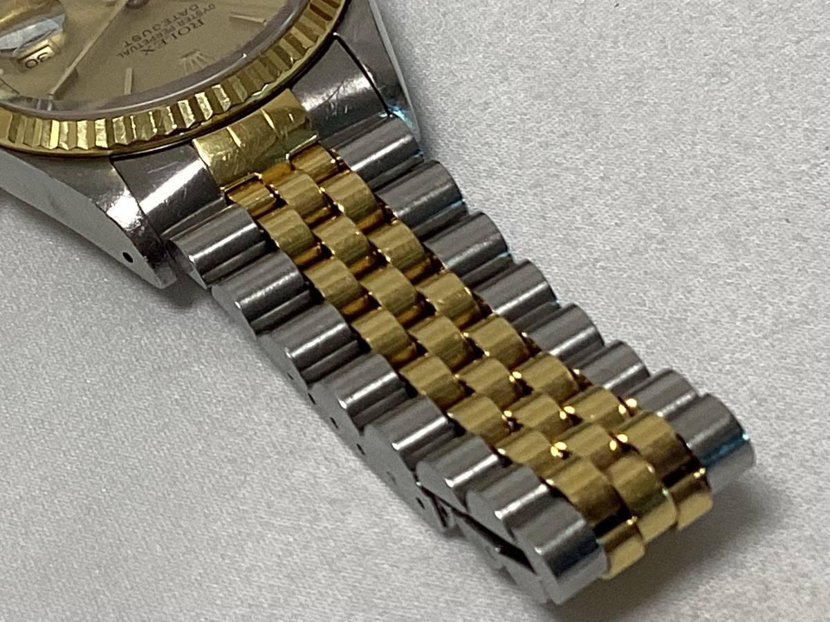 ROLEX DATEJUST デイトジャスト メンズ 16233 1993年製 YG×SS ギャランティー他付属品一式_画像3