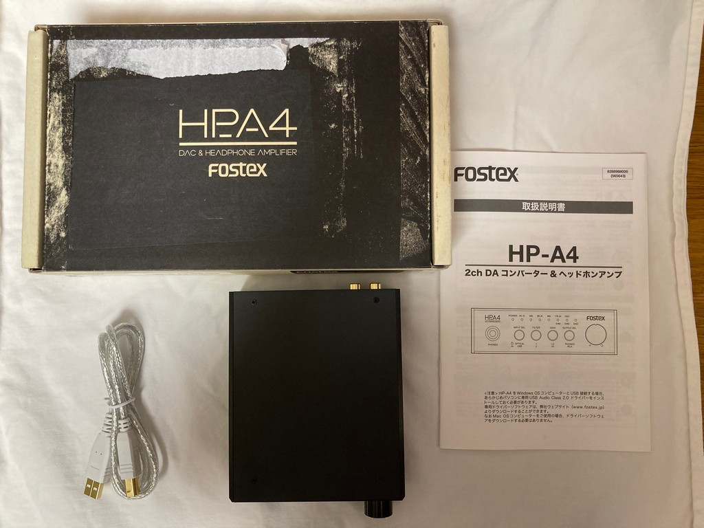 ☆ Fostex HP-A4 2ch DA コンバーター＆ヘッドホンアンプ フォステクス