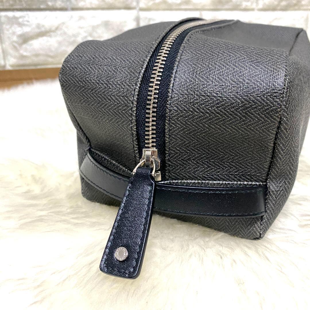 美品 BVLGARI ブルガリ セカンドバッグ クラッチ ポーチ PVC
