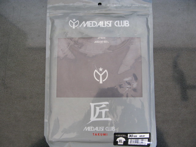  piste * load /MEDALIST CLUB[ Takumi ] short sleeves [ gray ] size [XL] unused goods 