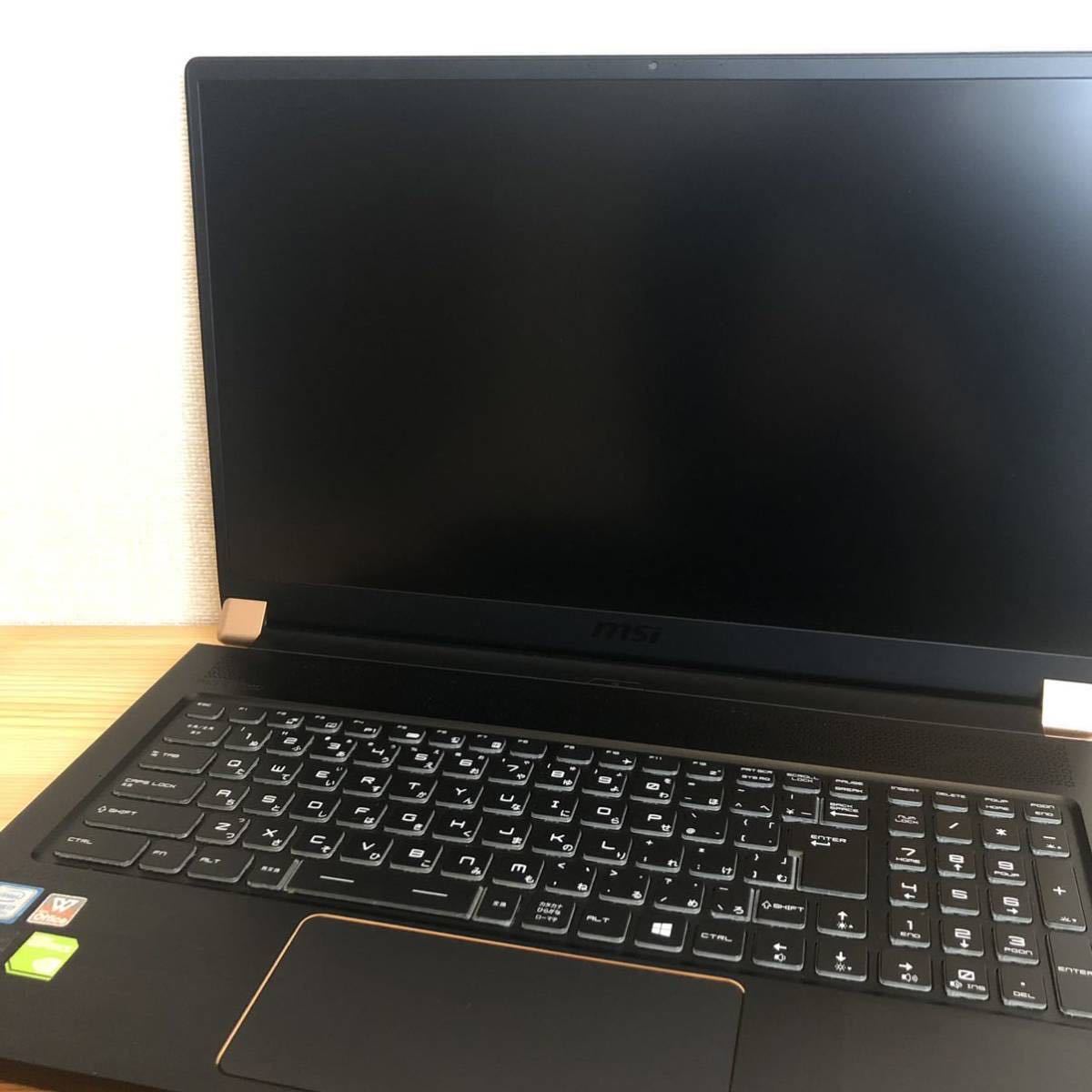 MSI ゲーミングノートPC 15.6インチ i7 RTX 2060 メモリ:16GB